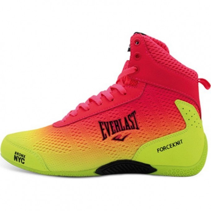 Боксерки женские EVERLAST FORCEKNIT 5,5 желто/розовые ELW-129D 5-5 YW/PNK