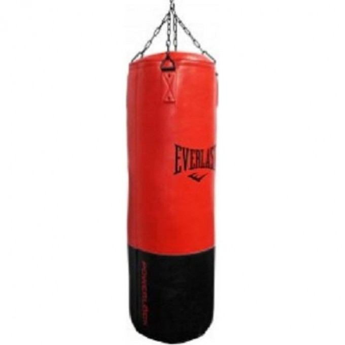 Мешок EVERLAST POWERLOCK PRO (123*38см, 45кг) красный с цепью P00003060