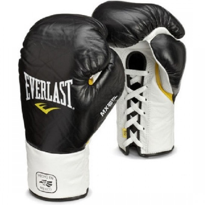 Перчатки боевые EVERLAST MX PRO FIGHT 10oz черные 181001