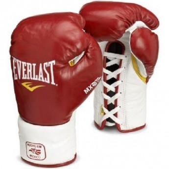 Перчатки боевые EVERLAST MX PRO FIGHT 10oz красные