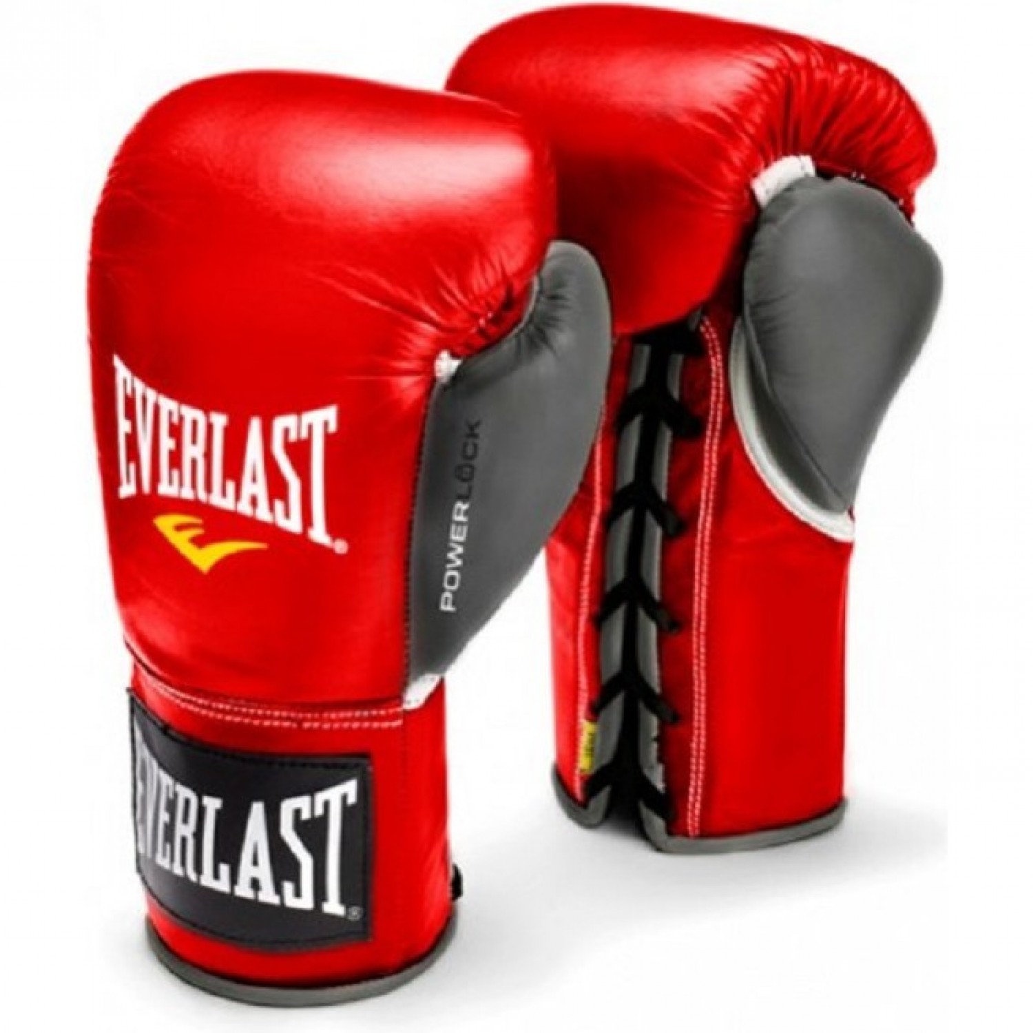 Перчатки боевые EVERLAST POWERLOCK 10oz XL красно/серые 27111070000 ...