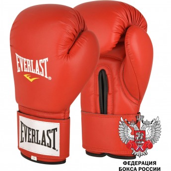 Перчатки для любительского бокса EVERLAST AMATEUR COMETITION PU 10oz красные