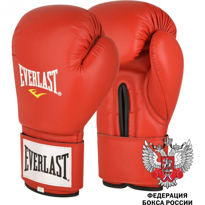 Перчатки для любительского бокса EVERLAST AMATEUR COMETITION PU 10oz красные 641000-10R PU