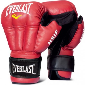 Перчатки для рук. боя EVERLAST HSIF PU 10oz красные