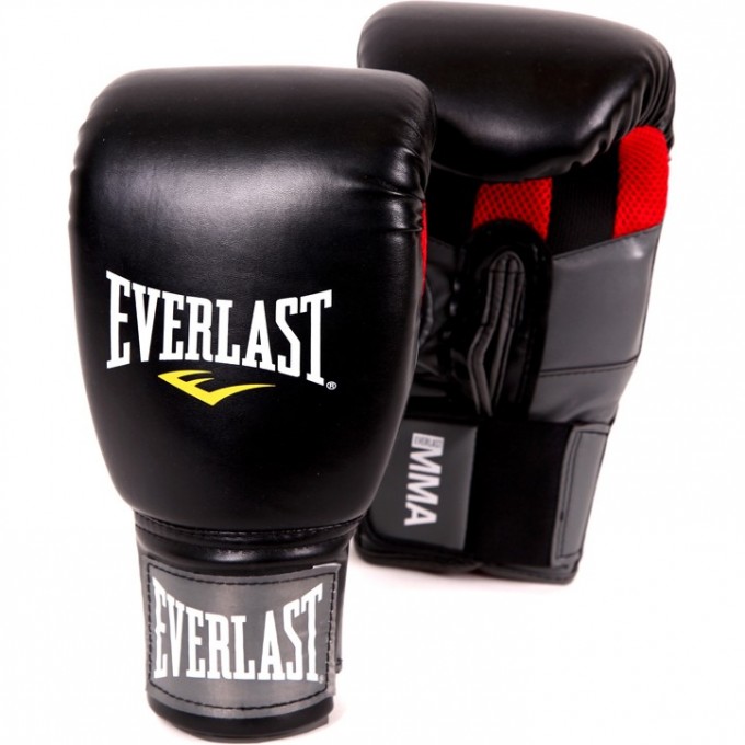 Перчатки EVERLAST CLINCH STRIKE 12oz черные 7412B