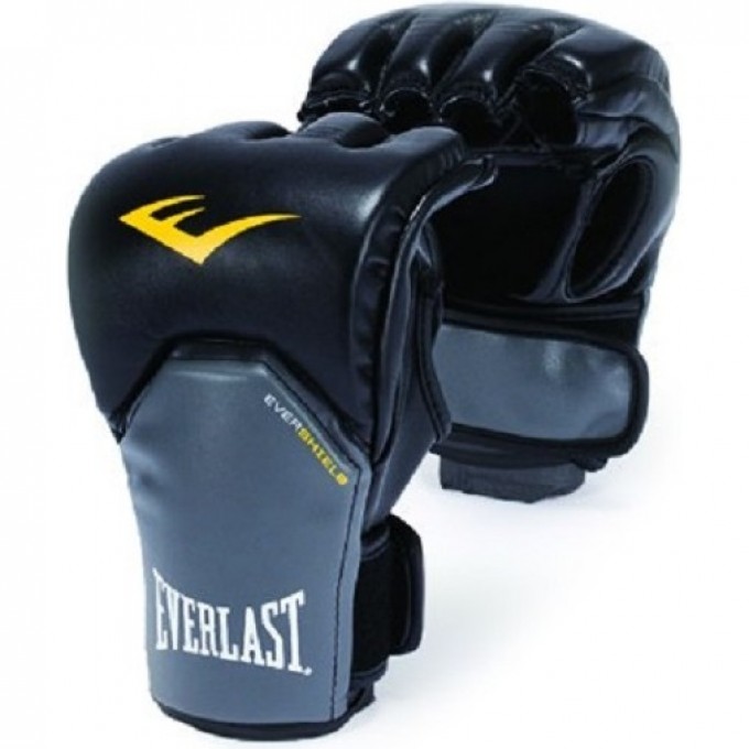 Перчатки EVERLAST COMPETITION STYLE MMA LXL черно/серые P00000159