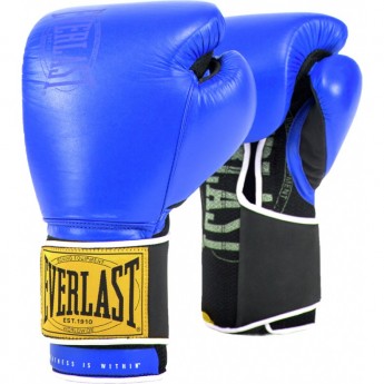 Перчатки тренировочные EVERLAST 1910 CLASSIC 12oz синие