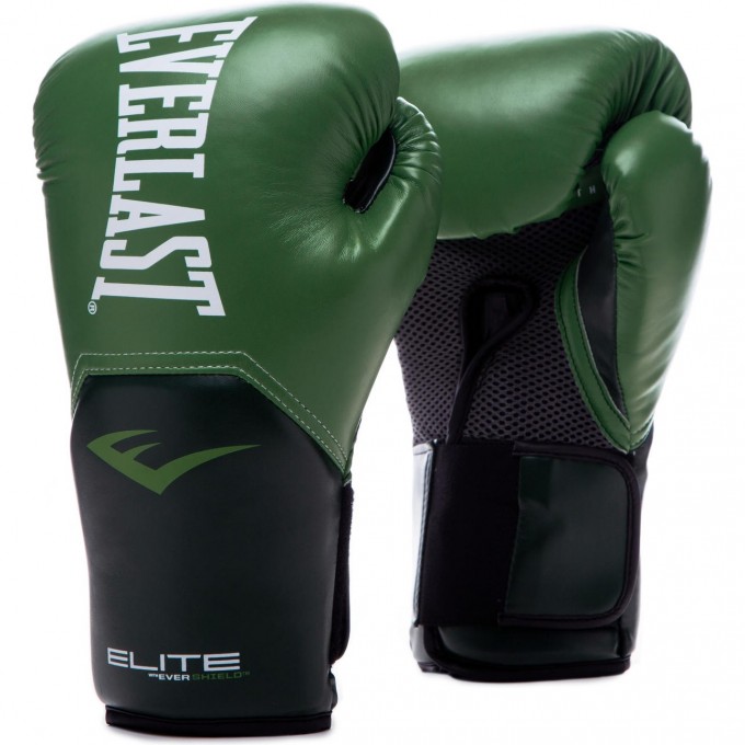 Перчатки тренировочные EVERLAST ELITE PROSTYLE 10oz зеленые P00002340