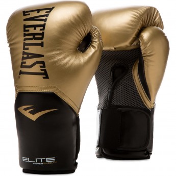 Перчатки тренировочные EVERLAST ELITE PROSTYLE 10oz золотые