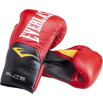 Перчатки тренировочные EVERLAST ELITE PROSTYLE 14oz красные