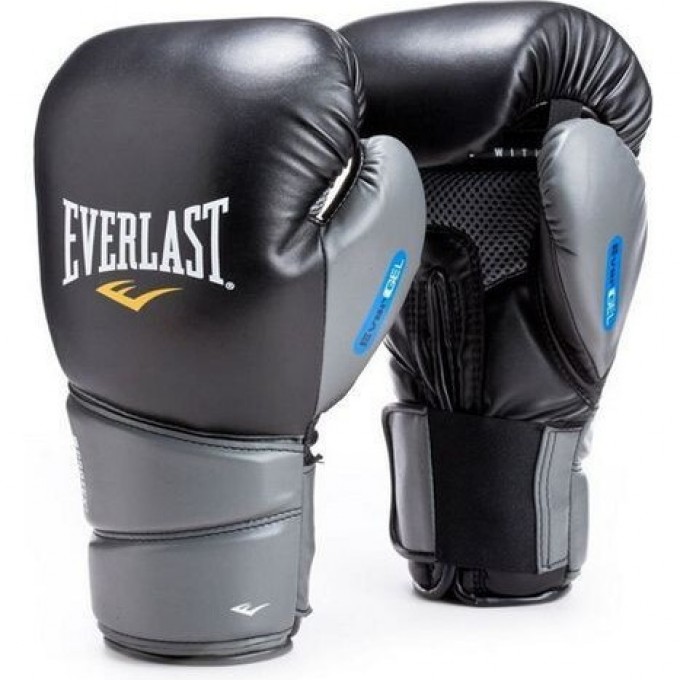 Перчатки тренировочные EVERLAST PROTEX PU 12oz белый/черный P00003365