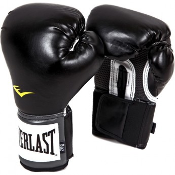 Перчатки тренировочные EVERLAST PU PRO STYLE ANTI-MB YOUTH черные