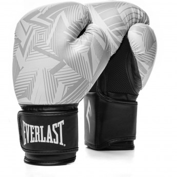 Перчатки тренировочные EVERLAST SPARK 10oz белые-гео