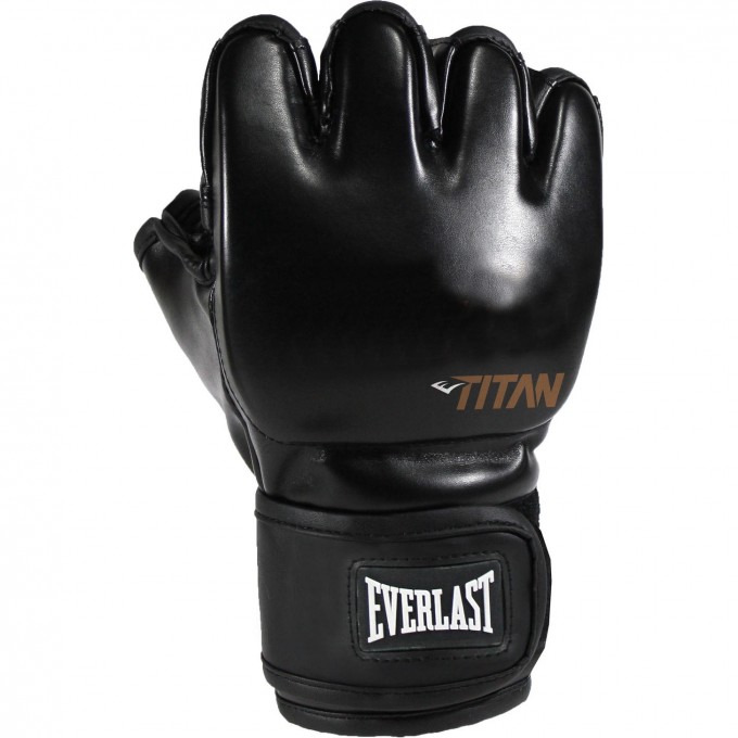 Перчатки тренировочные EVERLAST TITAN SM черные P00003011