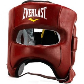 Шлем EVERLAST ELITE LEATHER LXL красный