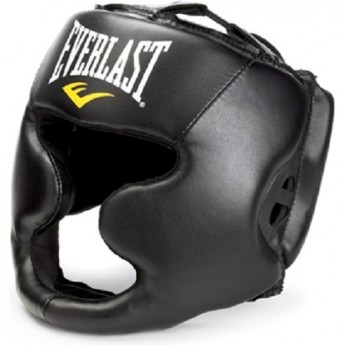 Шлем EVERLAST MARTIAL ARTS LEATHER FULL FACE L/XL черный