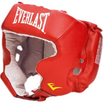 Шлем с защитой щек EVERLAST USA BOXING CHEEK L красный