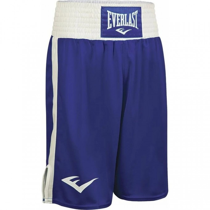 Трусы боксерские EVERLAST Elite 152 син/бел. 3652-152-BL-WH