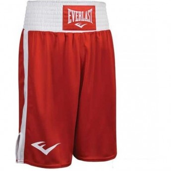 Трусы боксерские EVERLAST ELITE M красно/белые